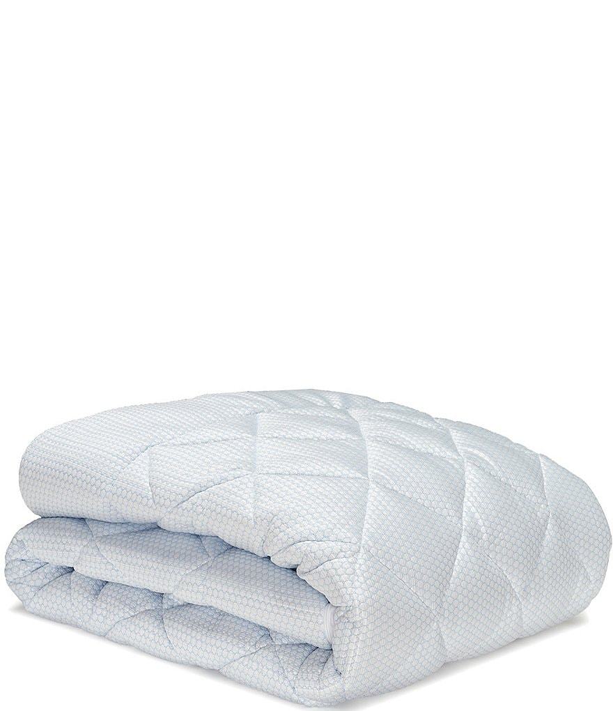 Noble Excellence Glacier Luxe Knit Mattress Pad - White - view 3