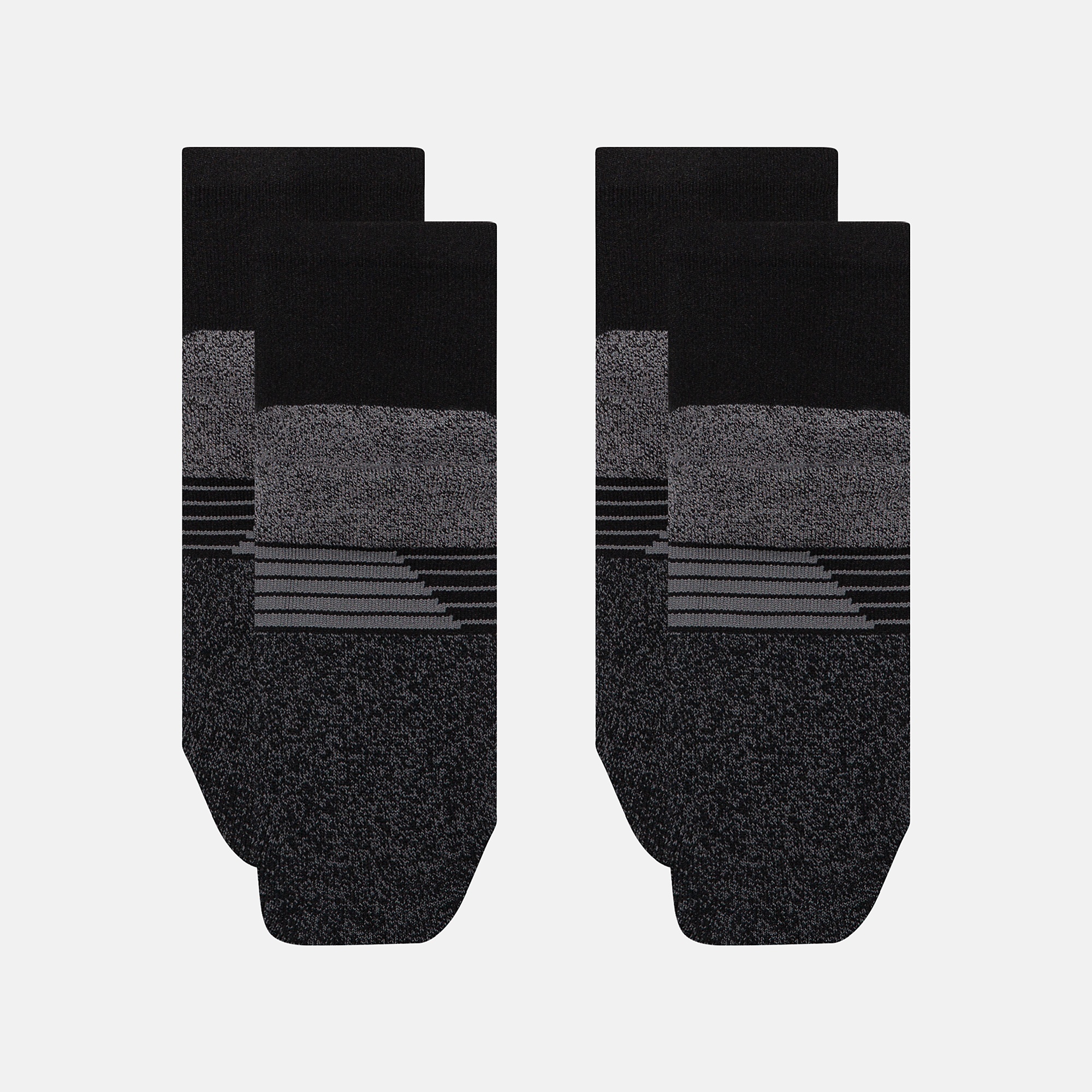 New Balance Pro Training Cushion QTR Socks 2 Pack, LAS25142BK