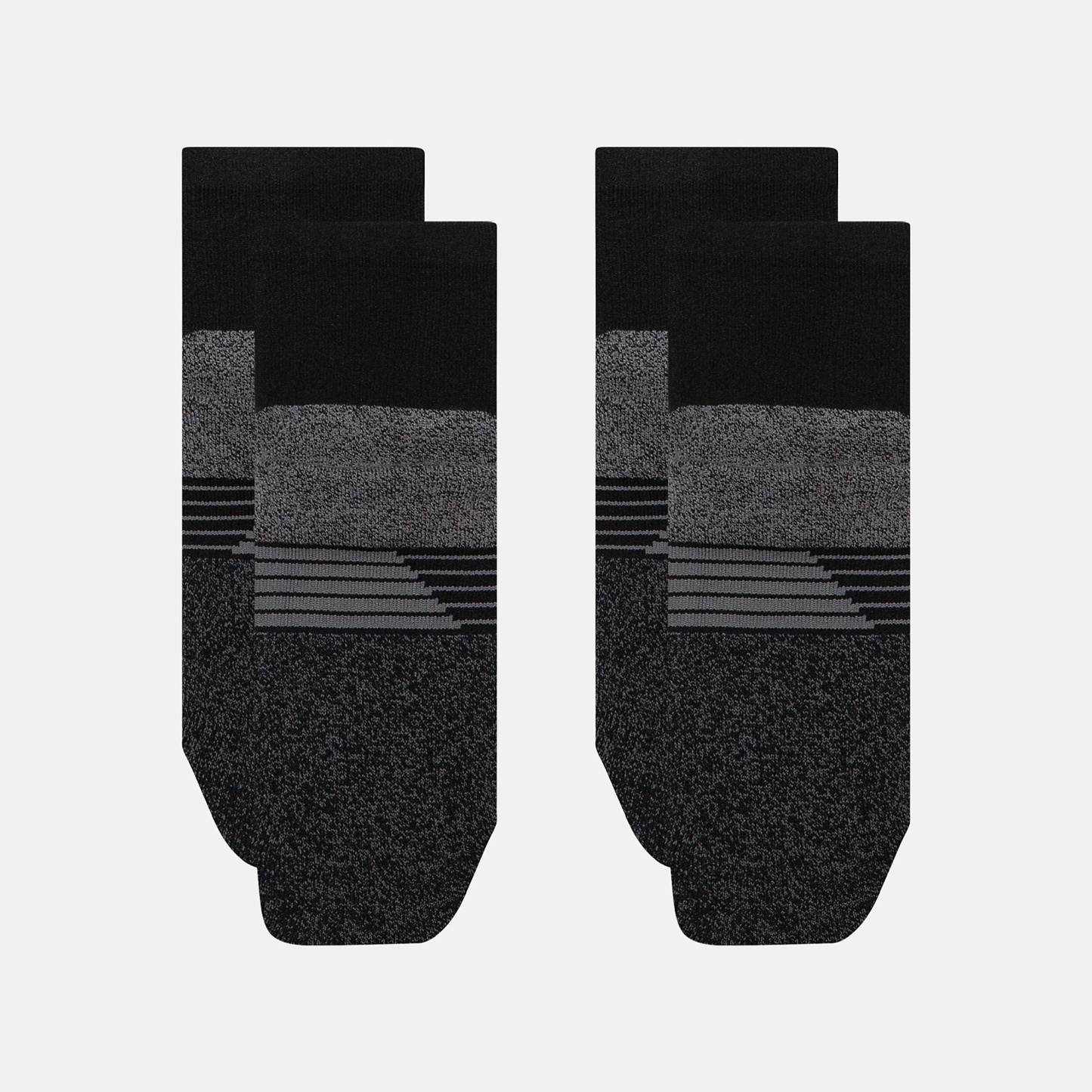 New Balance Pro Training Cushion QTR Socks 2 Pack, LAS25142BK