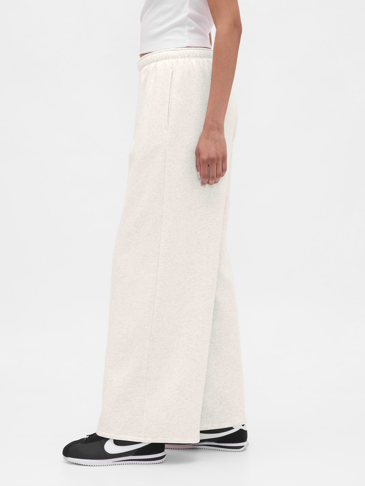 VintageSoft Baggy Sweatpants - Pale heather grey