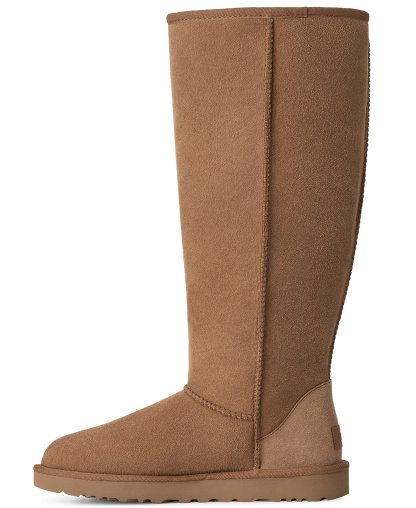 UGG® Women's Classic Ultra Round Toe Tall Boots - Chestnut