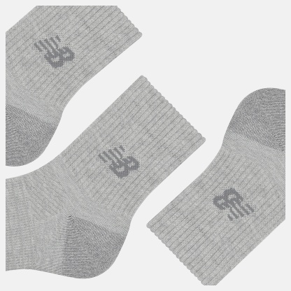 New Balance Active QTR Socks 3 Pack, LAS35204AGT