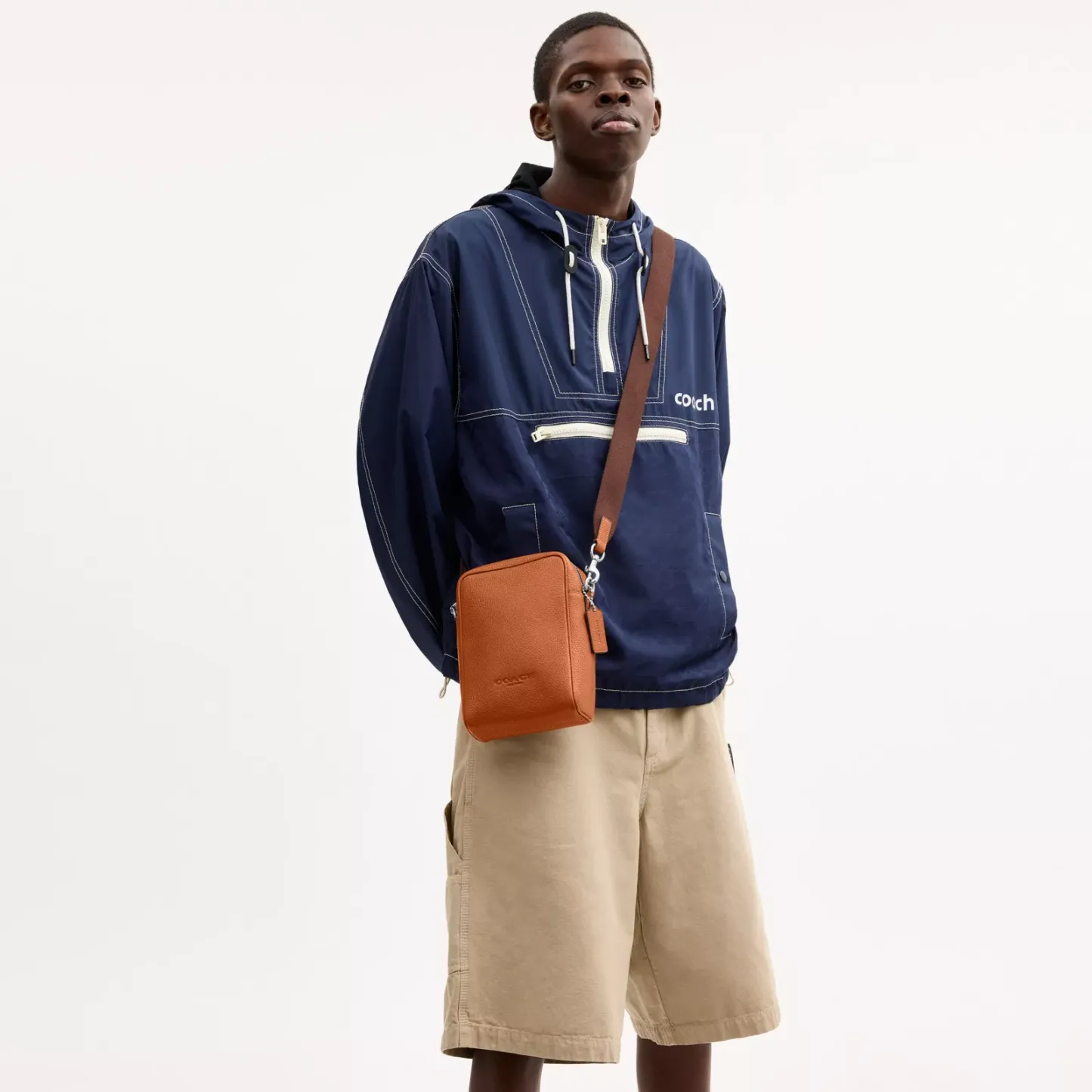 Tristan Crossbody Bag 14 - Silver/Amber Brown - view 2