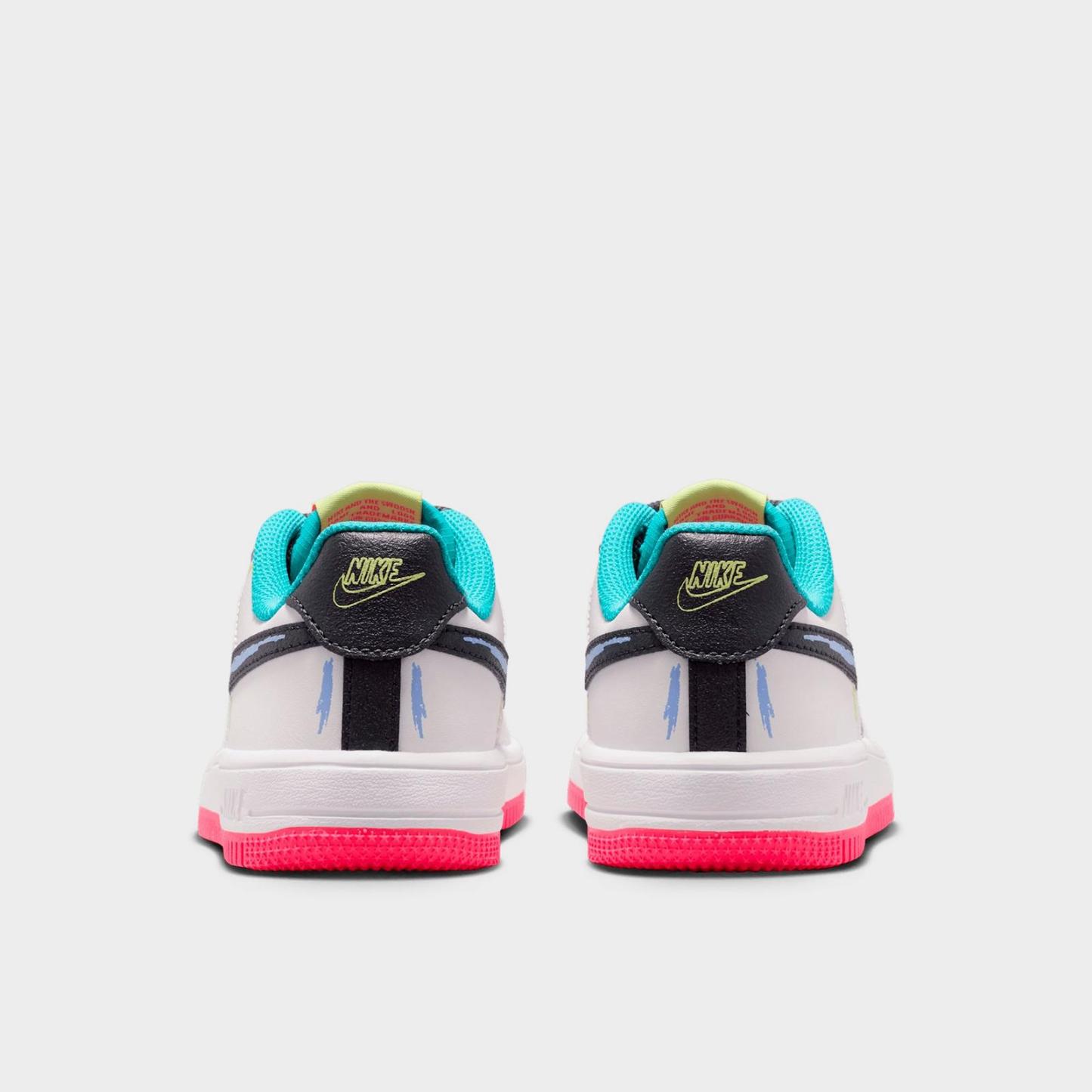 Little Kids' Nike Force 1 Low Casual Shoes - Rust Pink/Metallic Red Bronze/Summit White