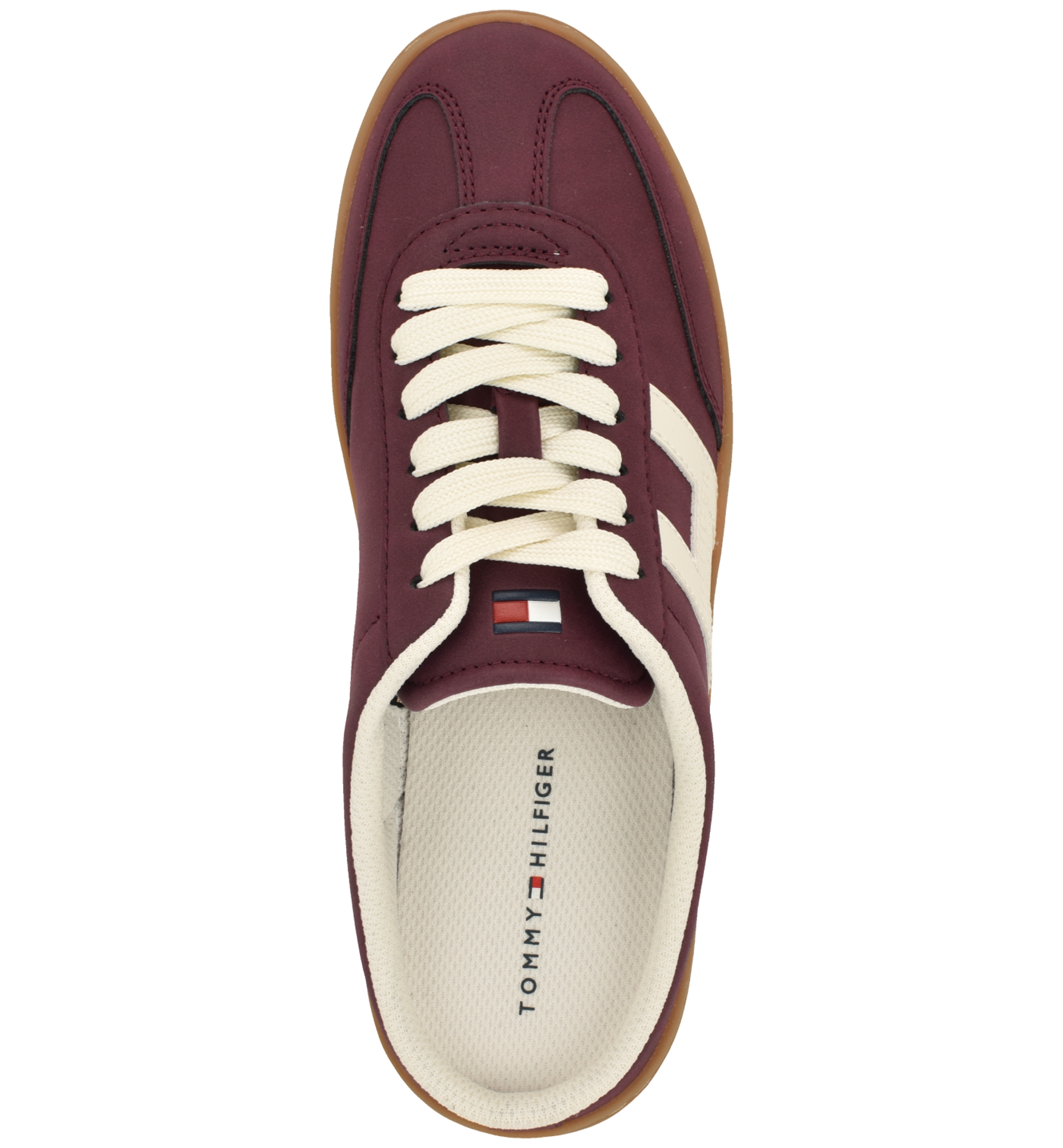 Tommy Hilfiger Women's Melinaz Slip-On Mule Sneakers - Dark Red
