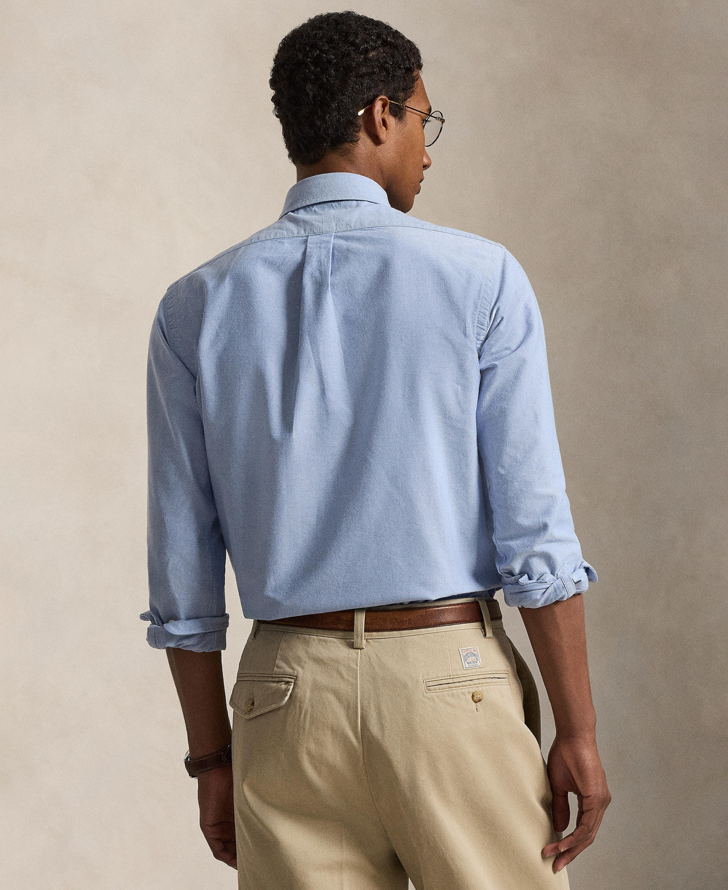 Polo Ralph Lauren Men's Classic-Fit Plaid Brushed Oxford Shirt - Blue