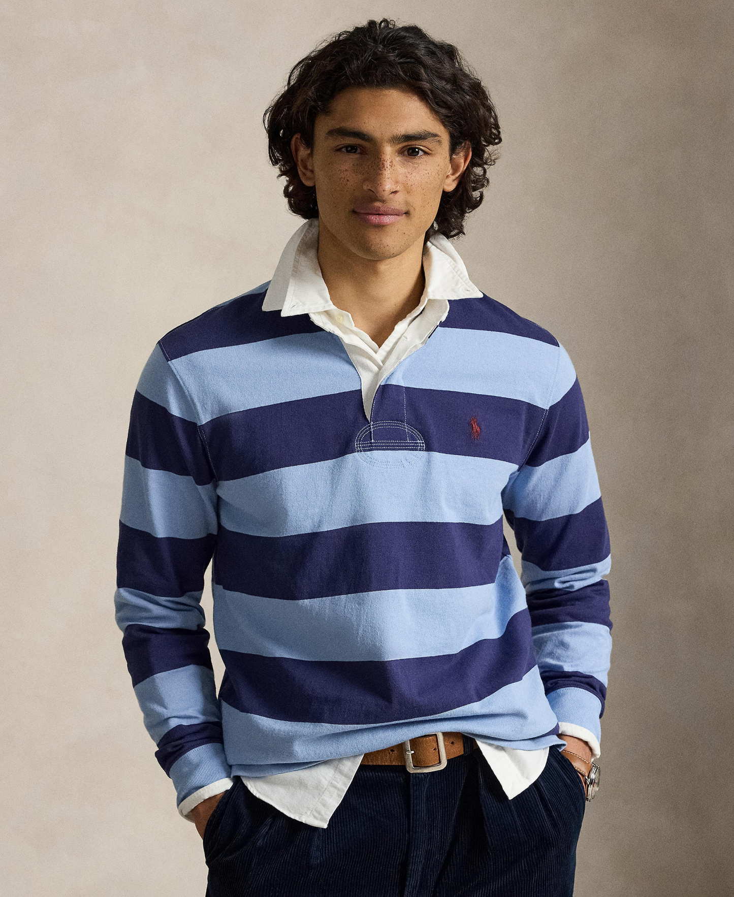 Polo Ralph Lauren Men's Iconic Rugby Classic-Fit Polo Shirt - Blue/Navy