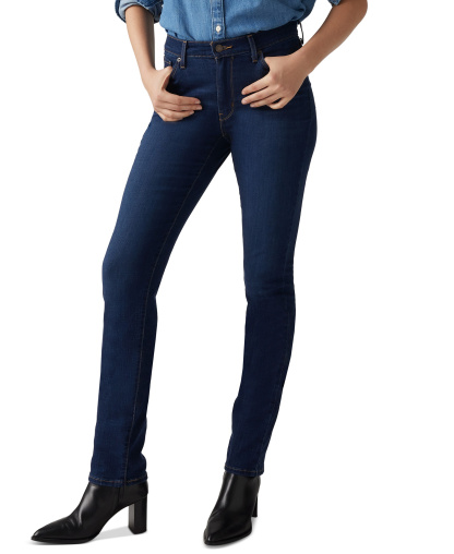 Levi's Women's Classic Mid-Rise Straight-Leg Jeans - Marine Haze