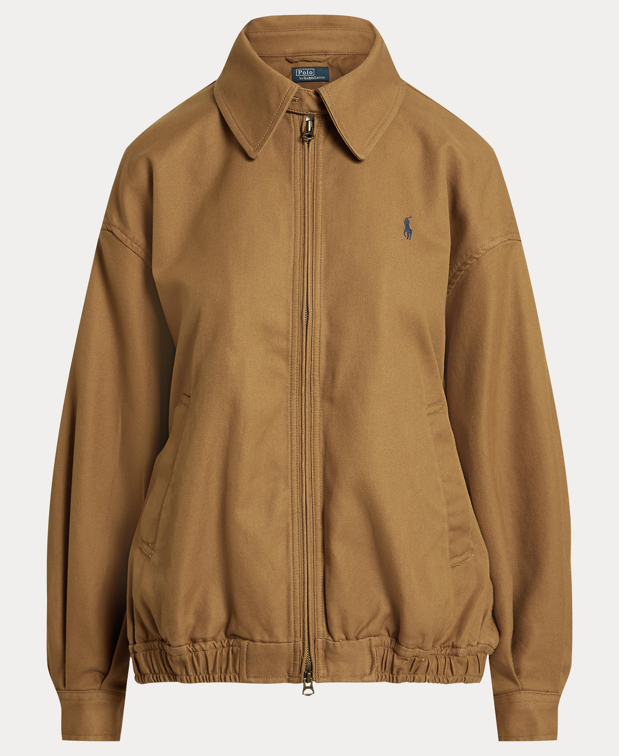 Polo Ralph Lauren Women's Long-Sleeve Bomber Jacket - Tan