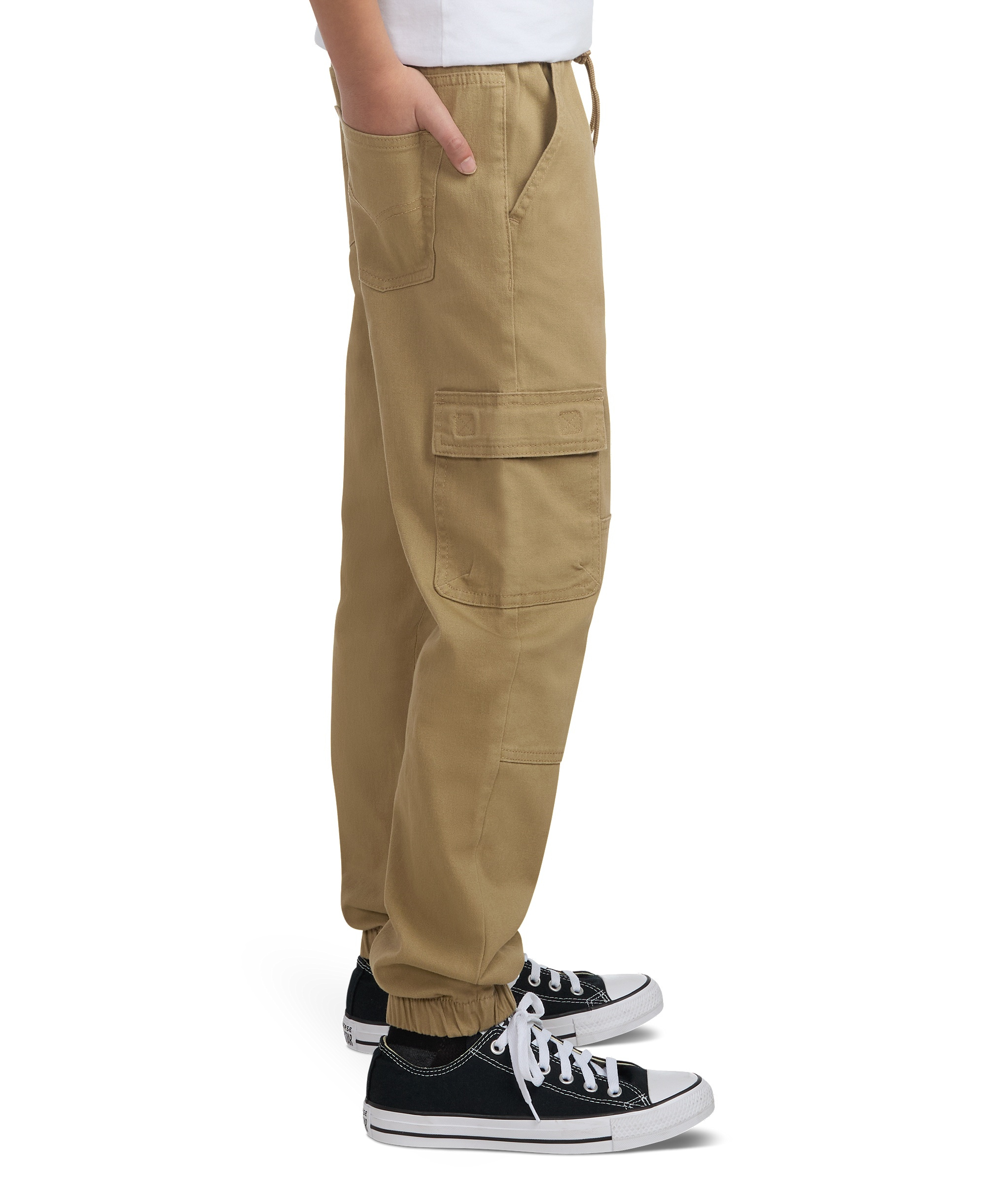 Levi's Big Boys Relaxed Fit Drawstring Cargo Jogger Pants - Harvest Gold