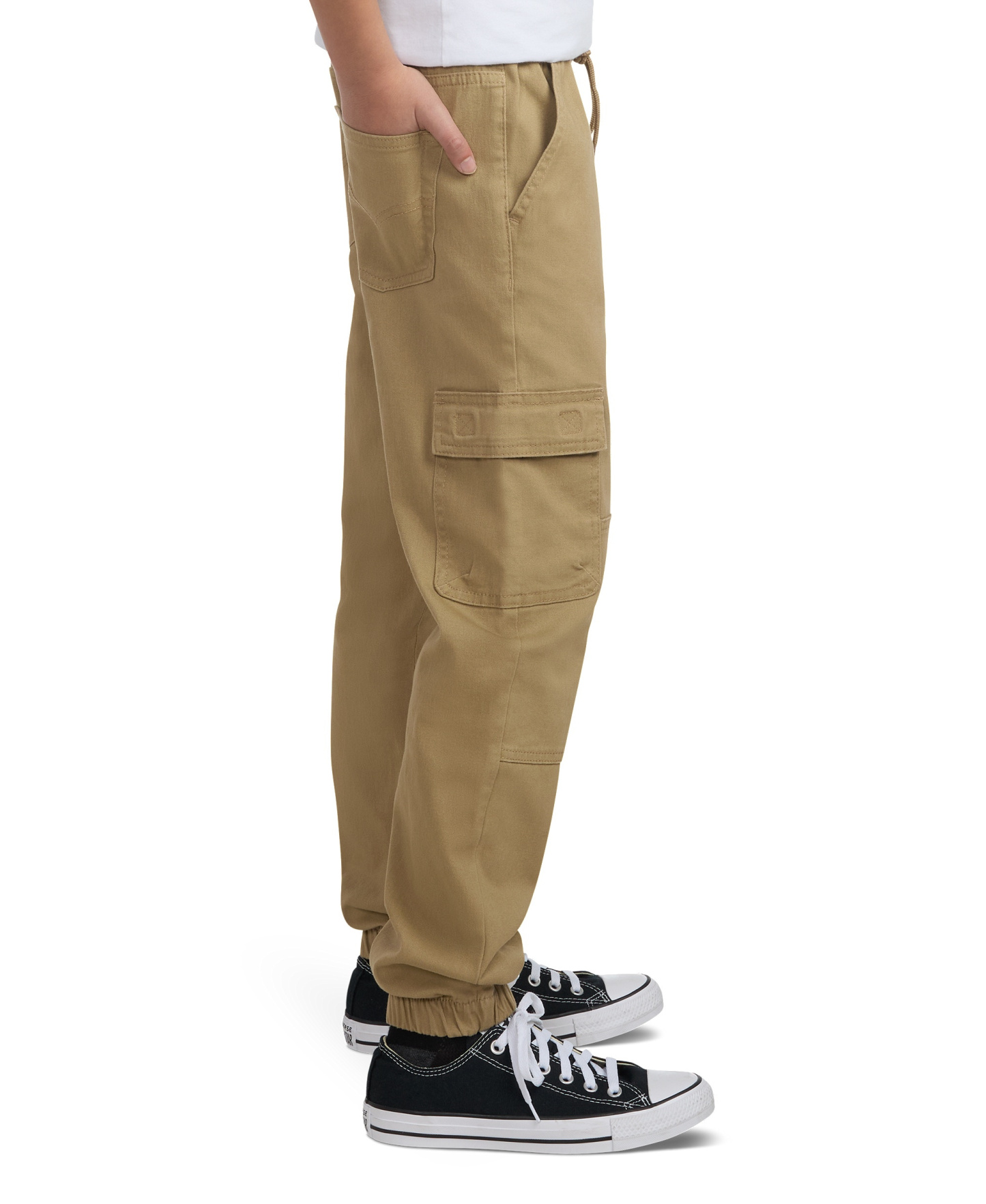 Levi's Big Boys Relaxed Fit Drawstring Cargo Jogger Pants - Harvest Gold