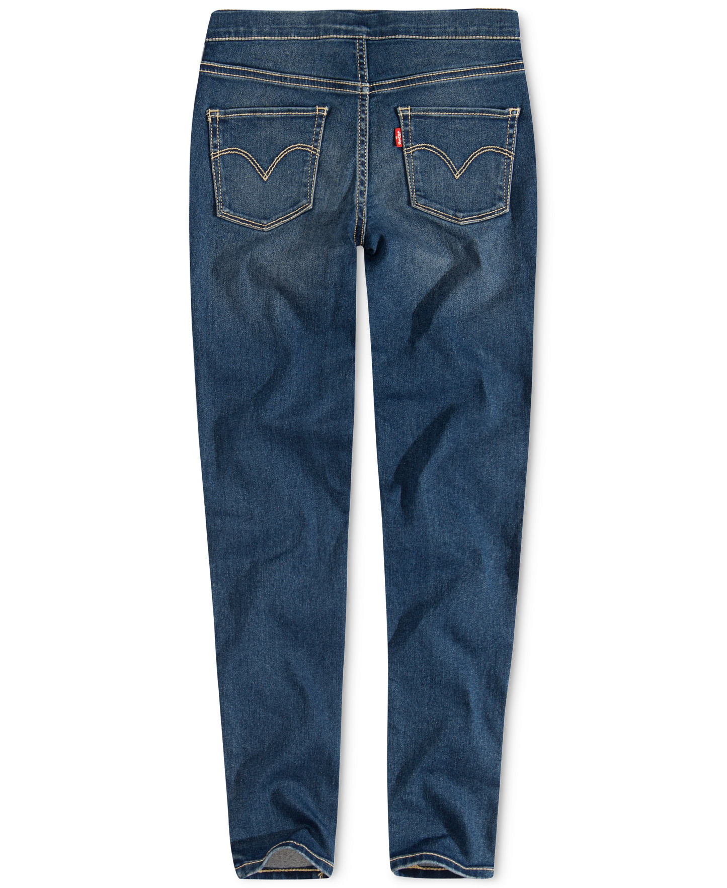 Levi's Little Girls Adjustable Waistband Stretch Jeggings - Medium Blue