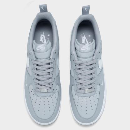Men's Nithtke Air Force 1 '07 LV8 Casual Shoes - Part 1 - Wolf Grey/White/Wolf Grey - Top view