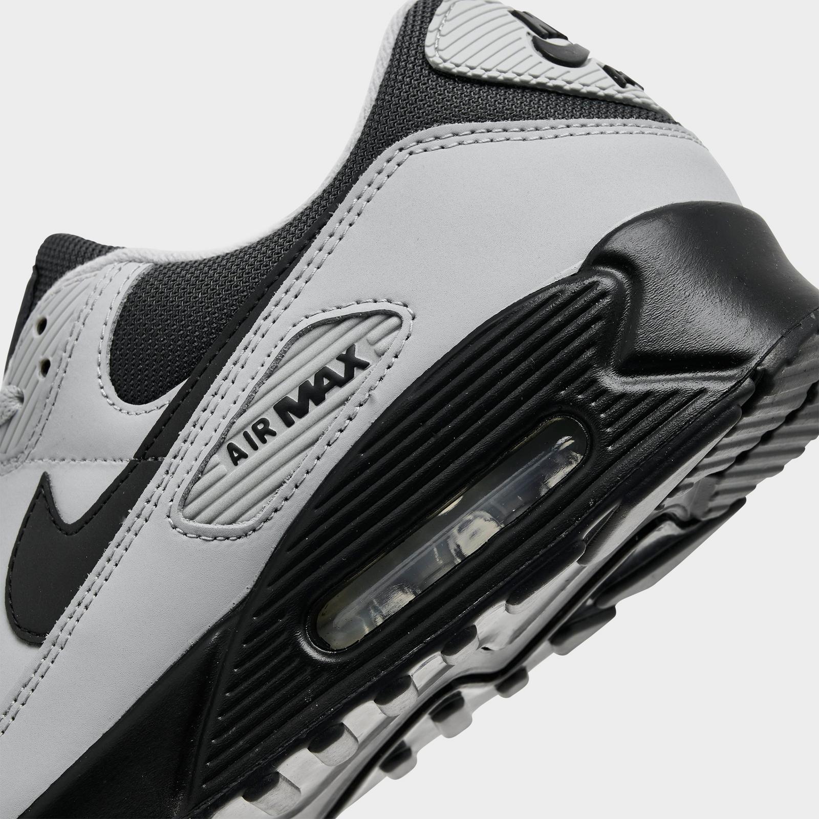 Men's Nike Air Max 90 Casual Shoes - Light Smoke Grey/Anthracite/Photon Dust/Black