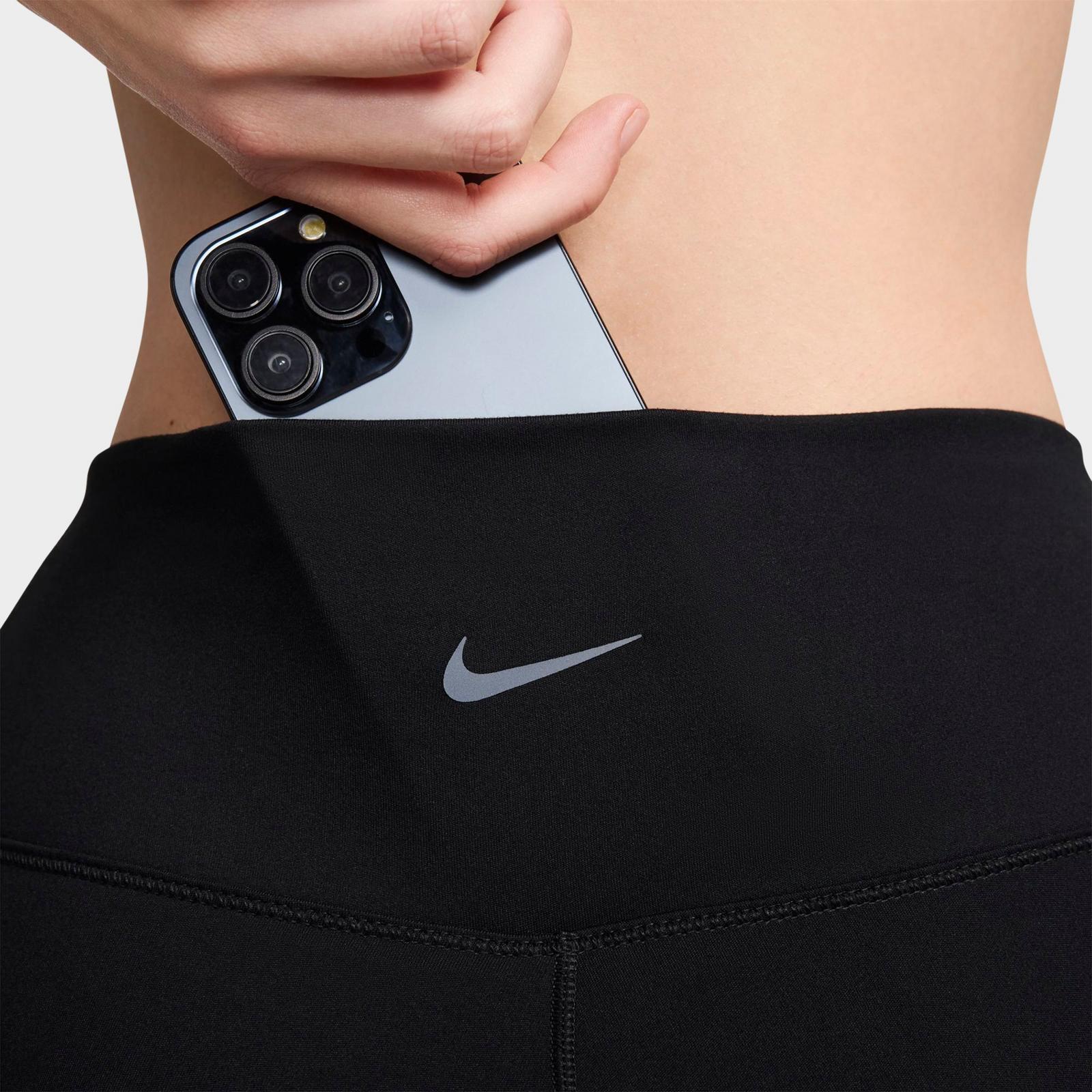 Women's Nike One High-Waisted 5" Biker Shorts - Black