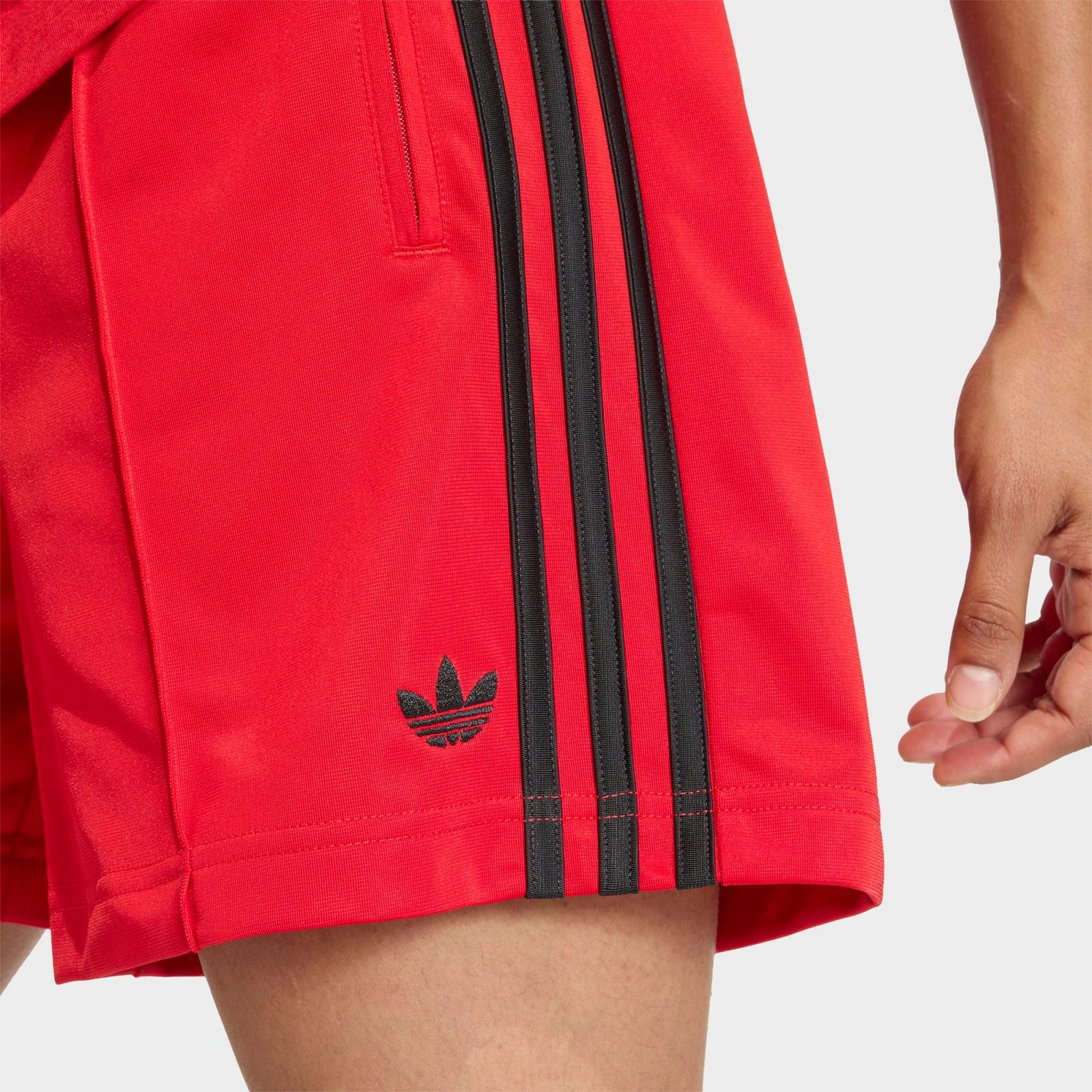 Women's adidas Originals Firebird Classic Shorts - Better Scarlet/Black - view 4