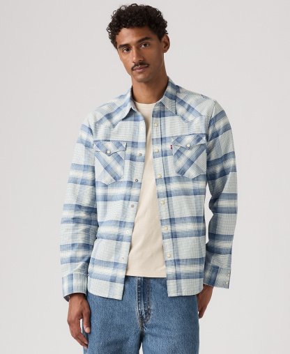 Levi's Men's Classic-Fit Western Shirt - Allure Plaid