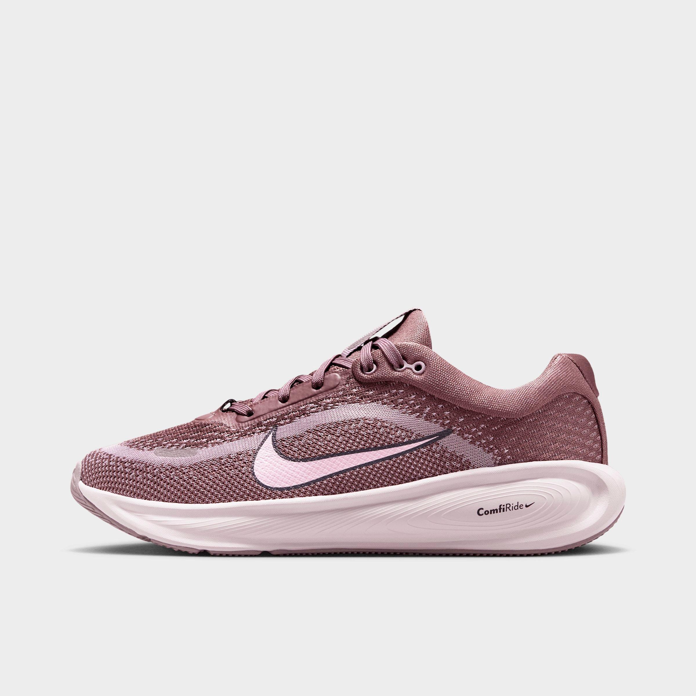 Big Kids' Nithtke Stellar Ride Running Shoes - Tattoo/Pink Foam/Light Violet Ore/Platinum Violet - Left shoe facing left. Outside of the shoe.