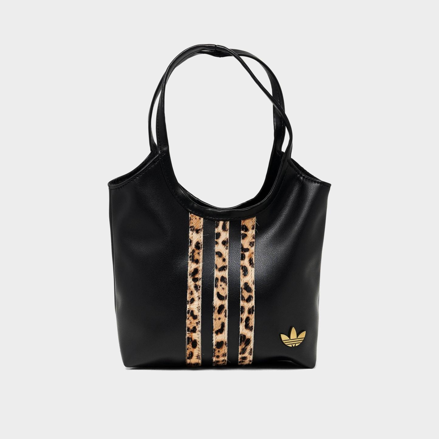 Women's adidas Originals Cheetah Print Mini Tote Bag - Black/Cheetah