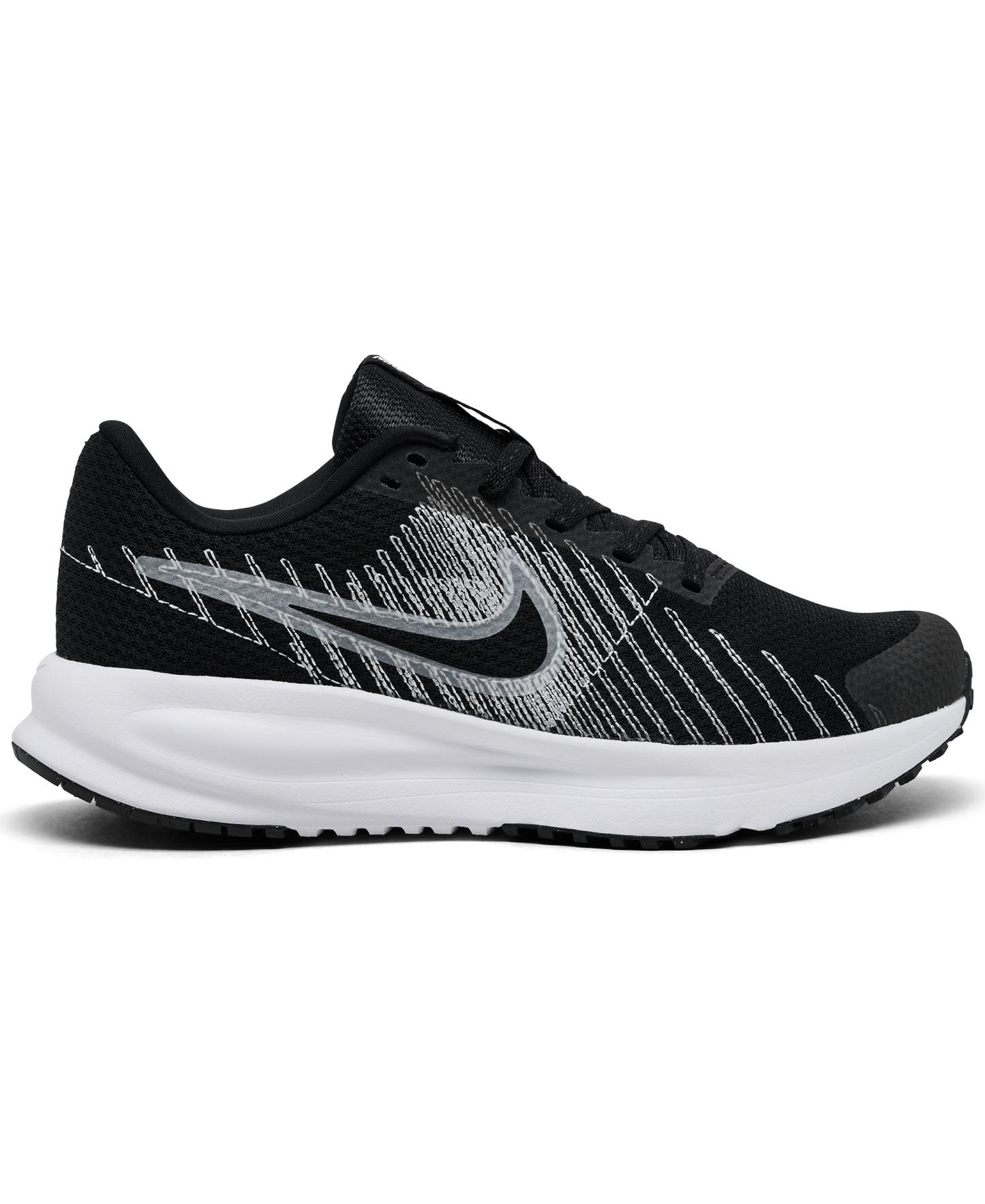 Nike Women's Run Defy All Day Running Sneakers from Finish Line - Black, White