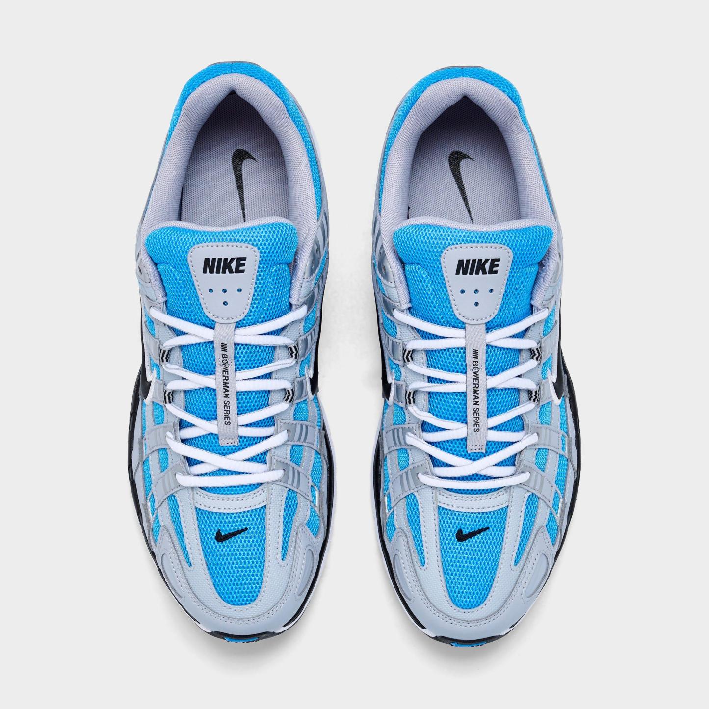 Men's Nithtke P-6000 Casual Shoes - Part 2 - Wolf Grey/University Blue/Black/White - Top view