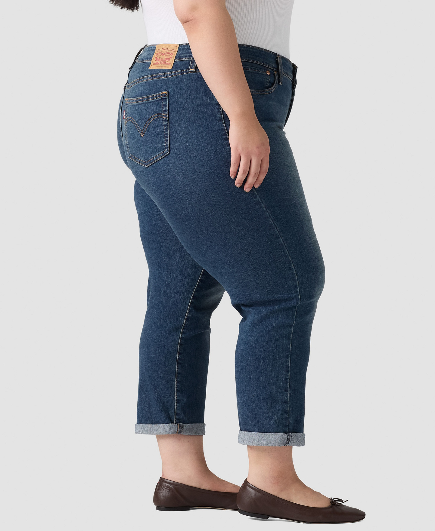 Levi's Women's Relaxed Boyfriend Tapered Leg Jeans - Working Late