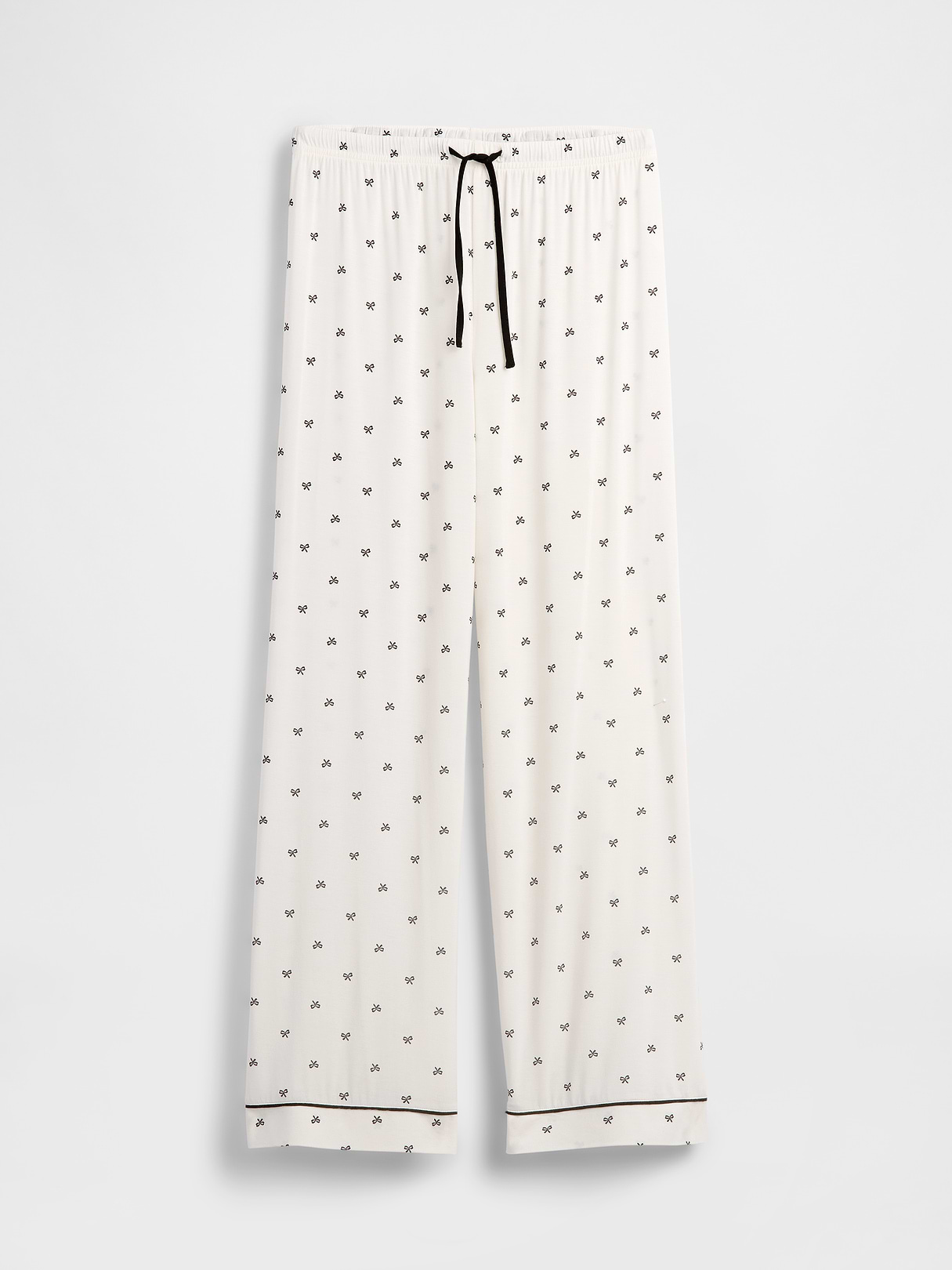 SoftMade Modal PJ Pants - Black bow print
