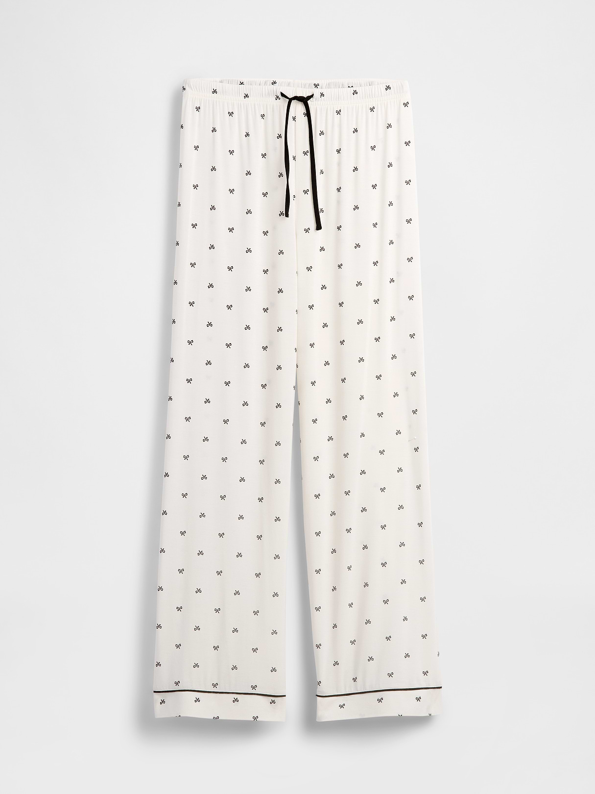 SoftMade Modal PJ Pants - Black bow print