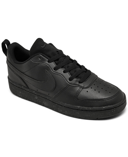 Nike Big Kids Court Borough Low Recraft Casual Sneakers from Finish Line - Black