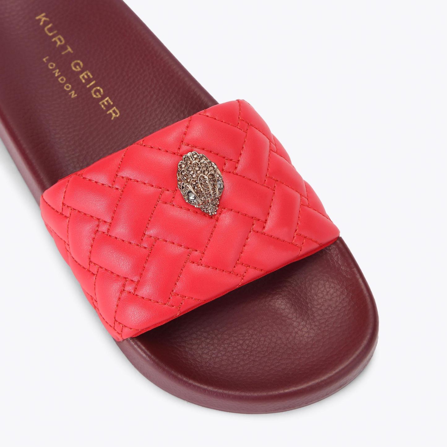 Kurt Geiger London Meena Eagle Slide - Red - view 5