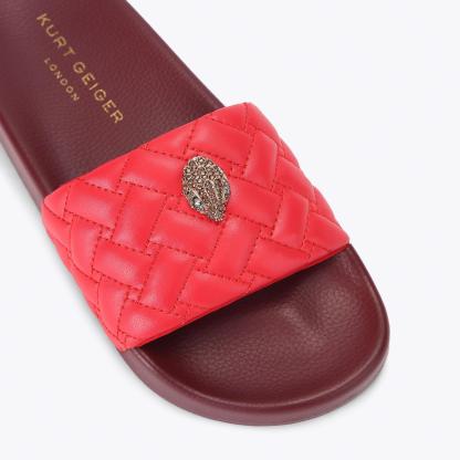 Kurt Geiger London Meena Eagle Slide - Red - view 5