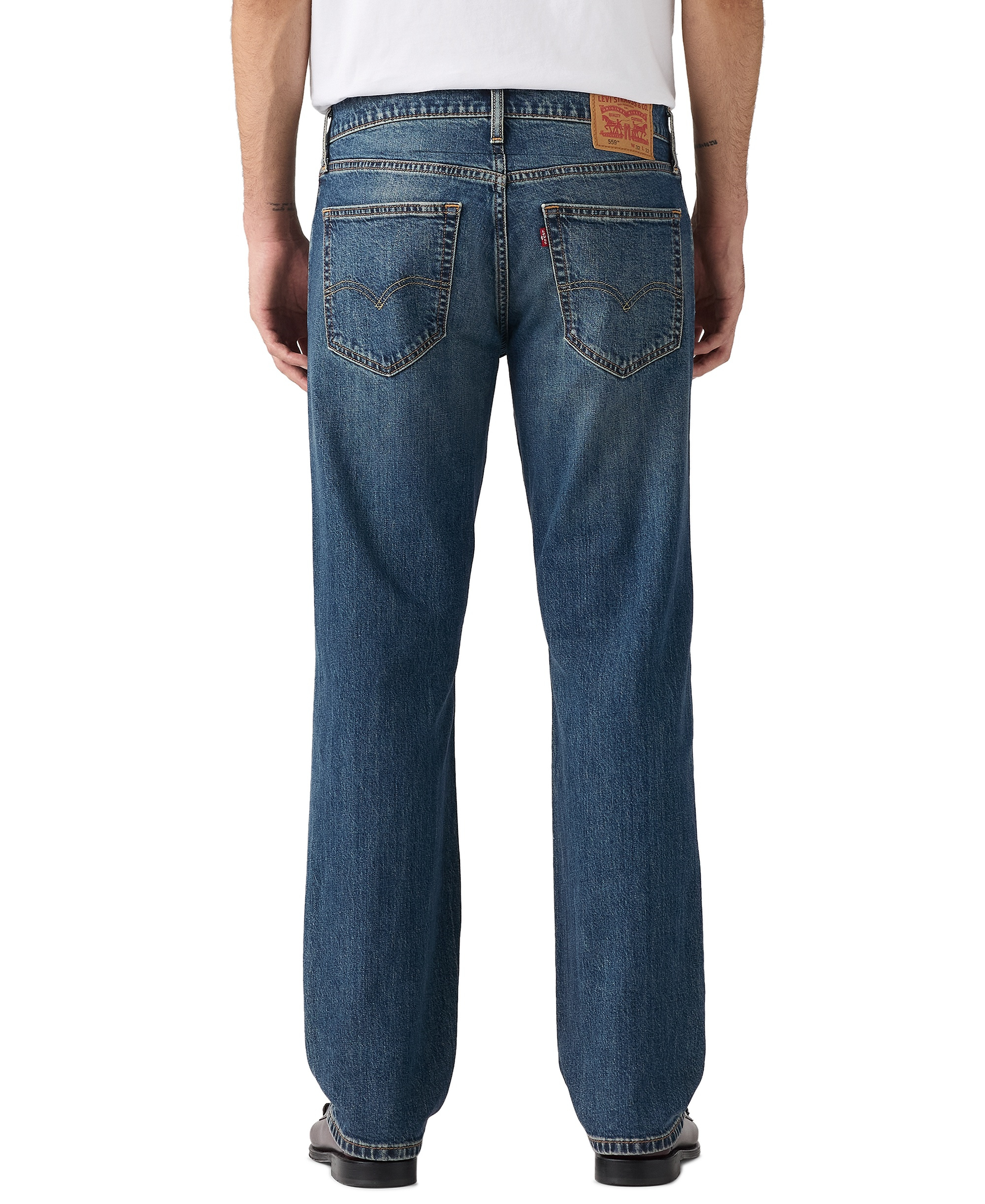 Levi's Men's 559 Relaxed Straight-Fit Stretch Jeans - Denim De Jour