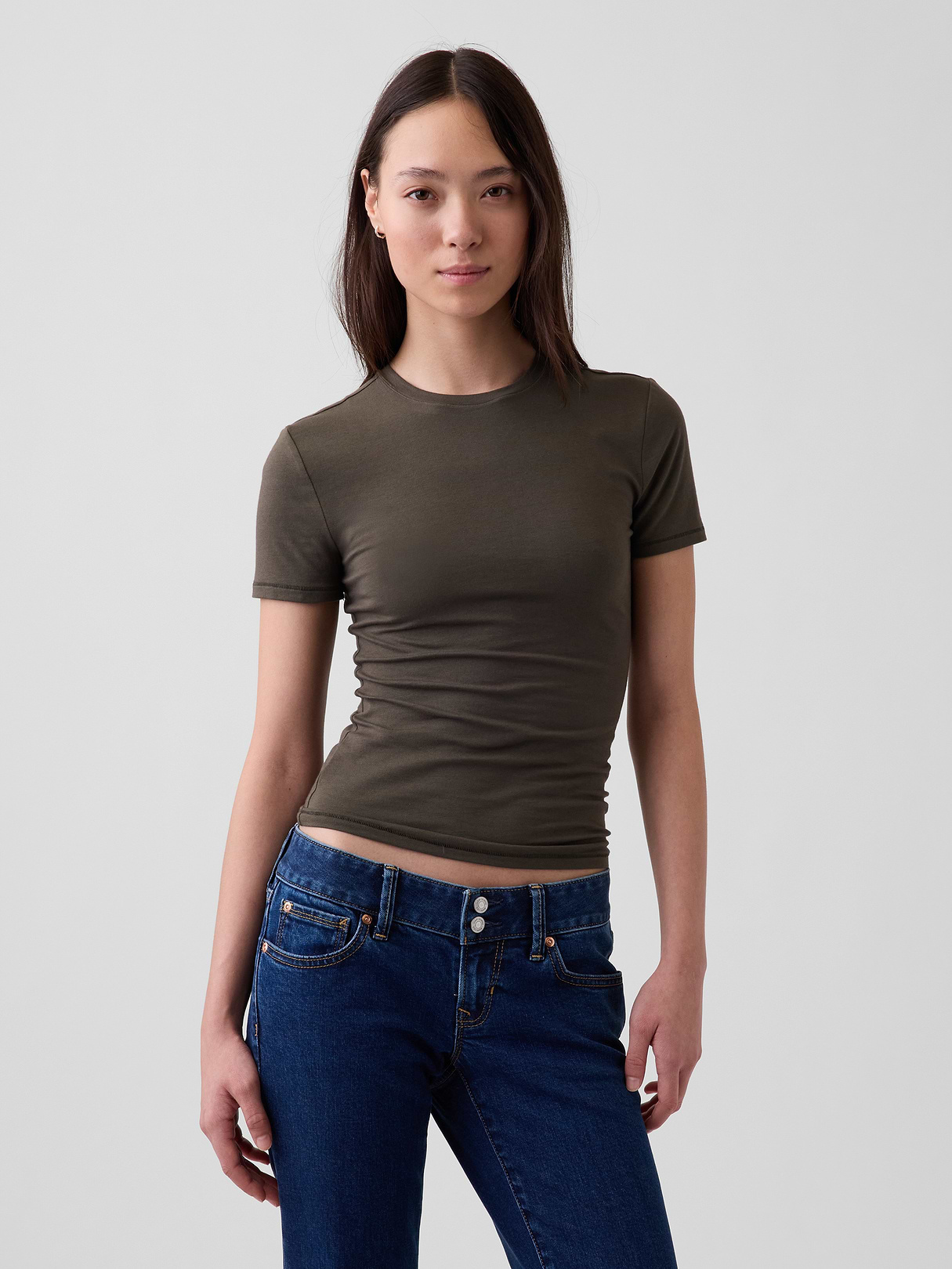 CloseKnit Jersey T-Shirt - Bamboo green