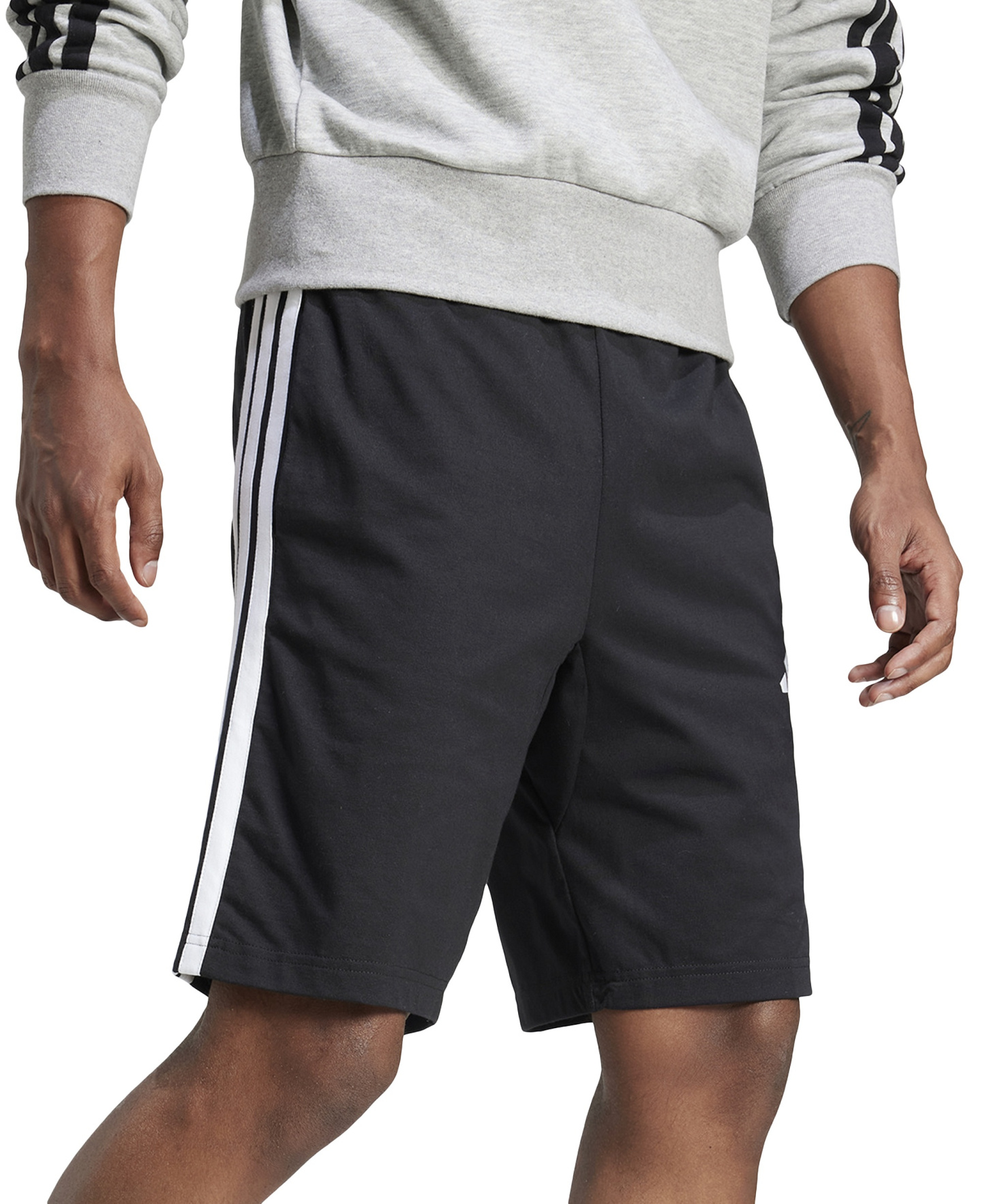 adidas Men's Jersey Shorts - Black/wht