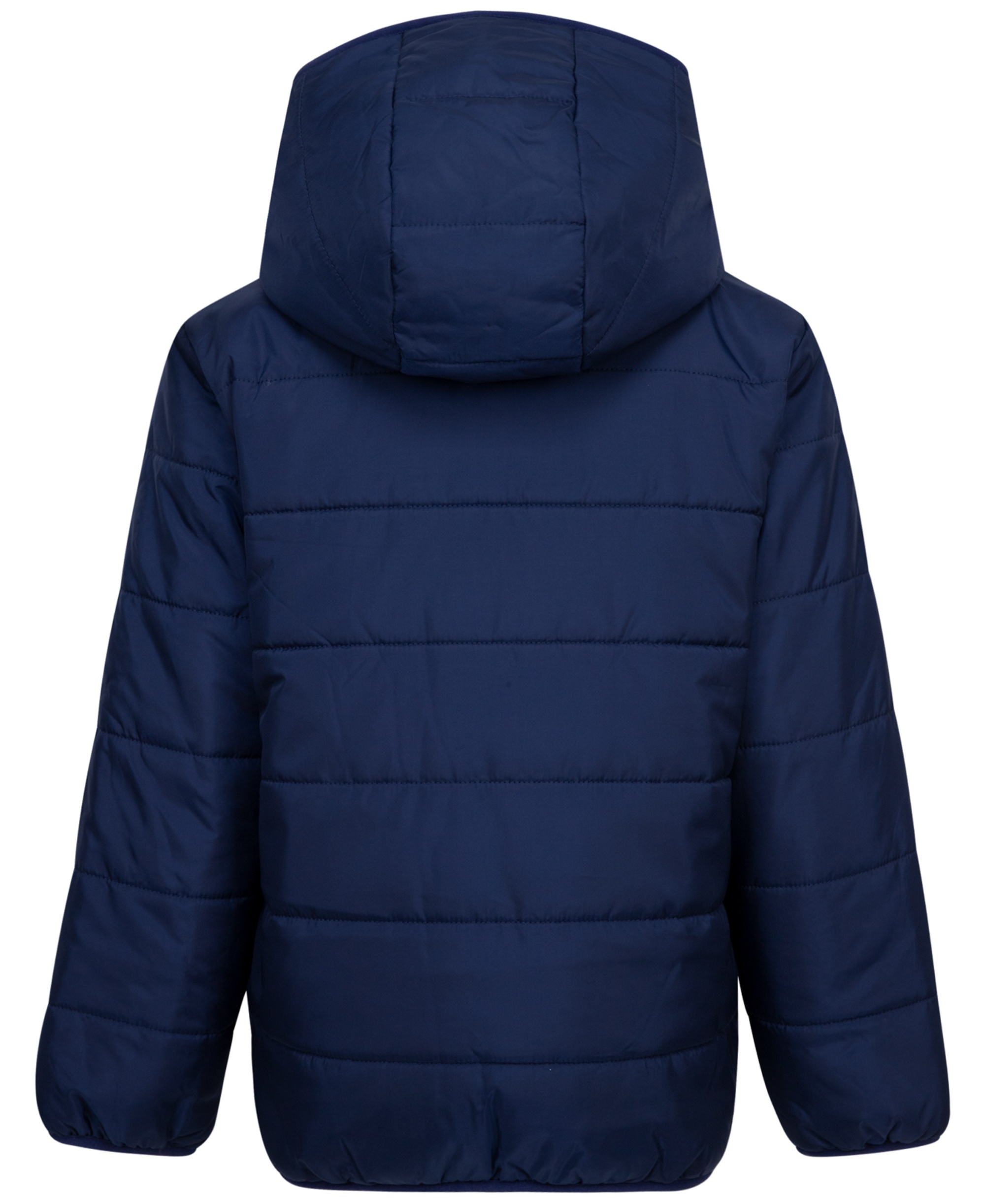 Nike Boys' 4-7 Reversible Faux-Sherpa Hooded Jacket - Navy