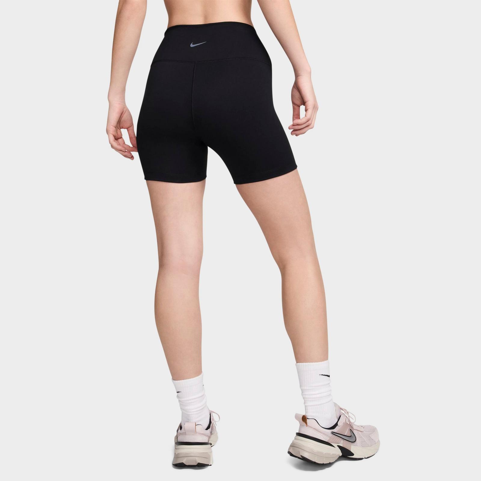 Women's Nike One High-Waisted 5" Biker Shorts - Black