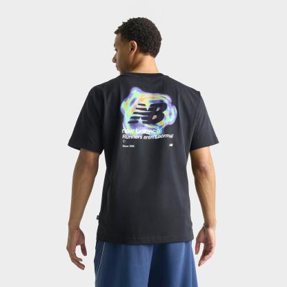 Men's New Balance Heat Map Motion T-Shirt - Black - view 1