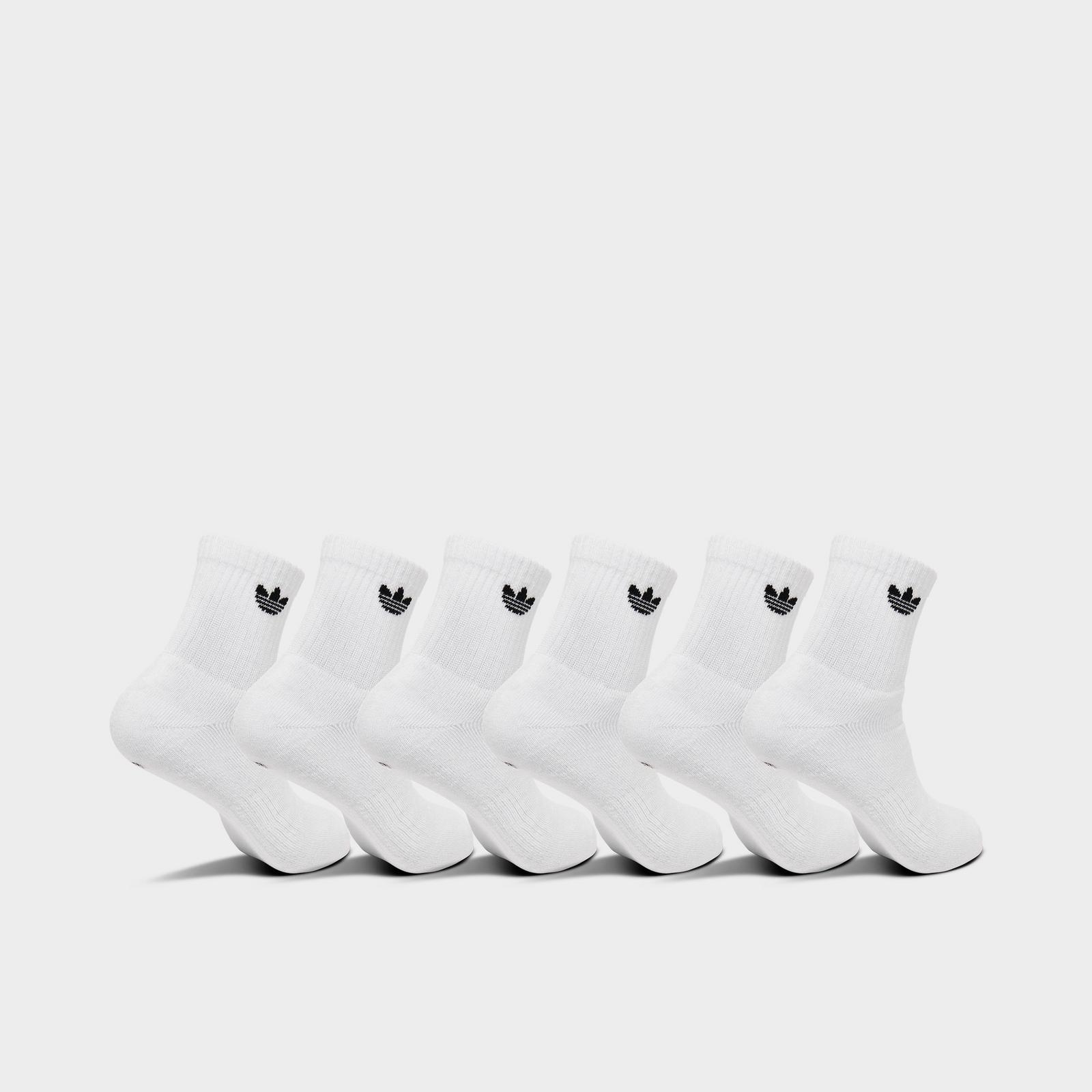 adidas Originals Trefoil Quarter Socks (6 Pack) - White - view 2