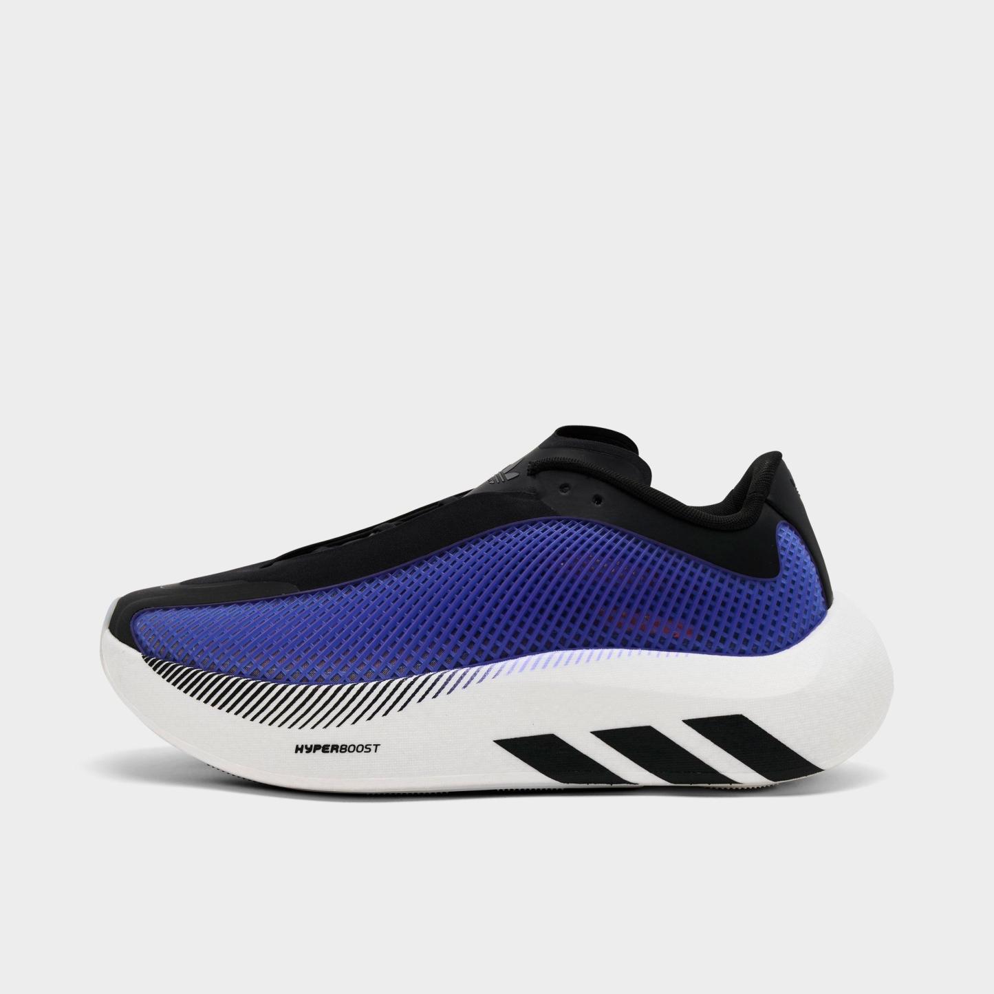 Men's adidas Originals HYPERBOOST EPHR Casual Shoes - White/Core Black/Solar Red - Left shoe facing left. Outside of the shoe.