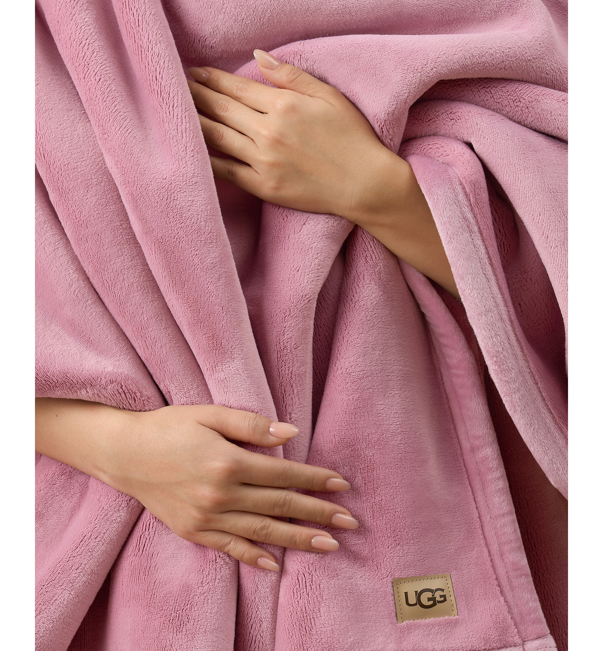 UGG® Coco Soft Throw, 50" x 70" - Dusty Orchid