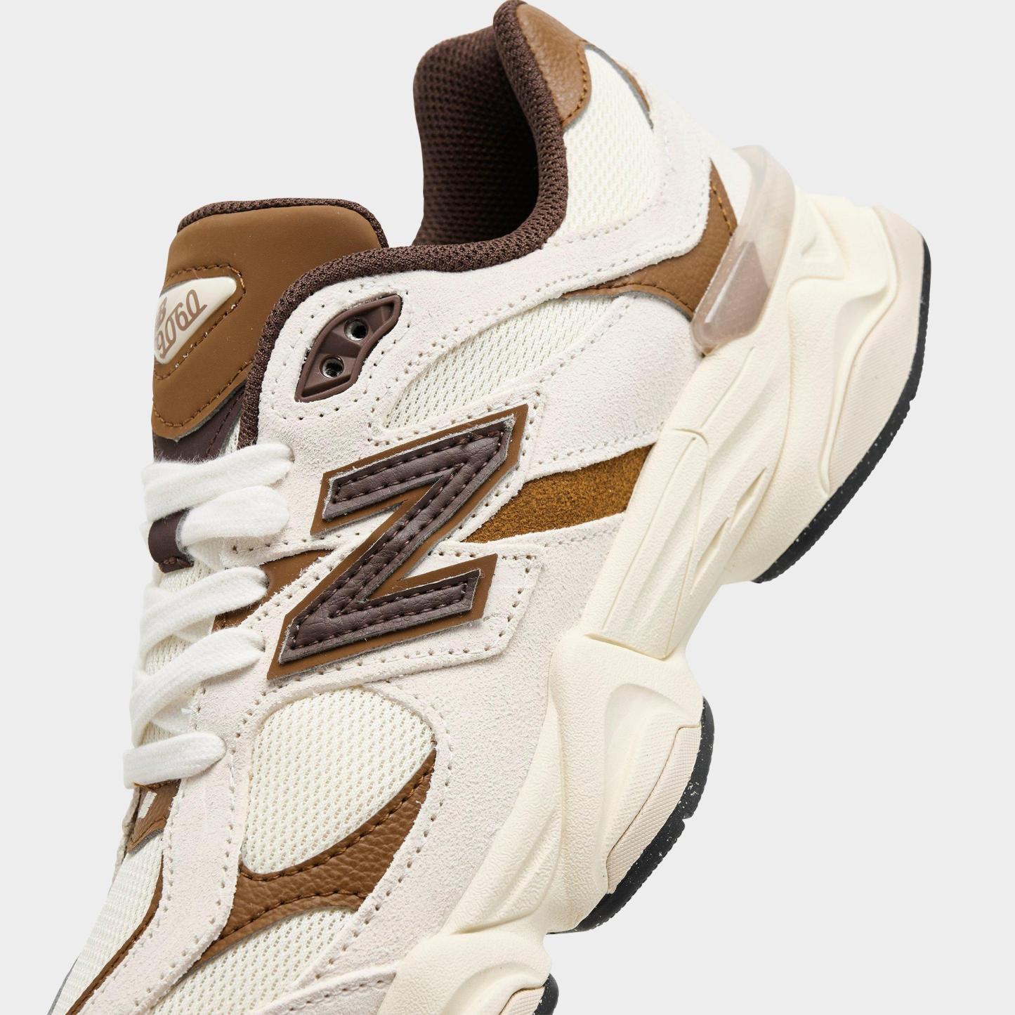 Big Kids' New Balance 9060 Casual Shoes - Breakfast Tea/Angora - view 3
