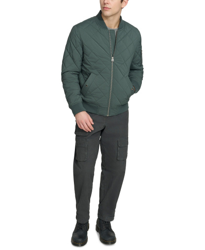 Levi's Men's Quilted Fashion Bomber Jacket - Urban Chic Blue