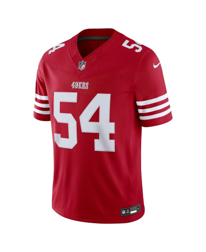 Nike Men's Fred Warner Scarlet San Francisco 49ers Vapor F.U.S.E. Stitched Limited Jersey - Scarlet