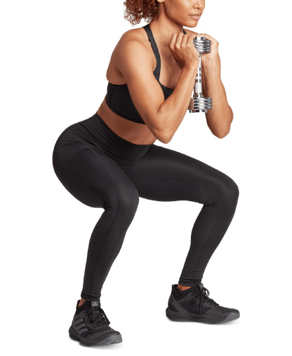 adidas Women's Optime Moisture-Wicking Full-Length Leggings - Black