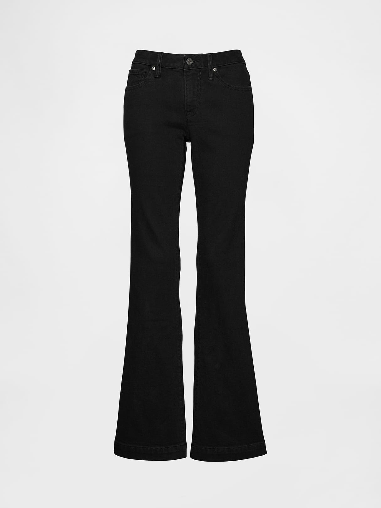 Low Rise Long & Lean Jeans - Black wash