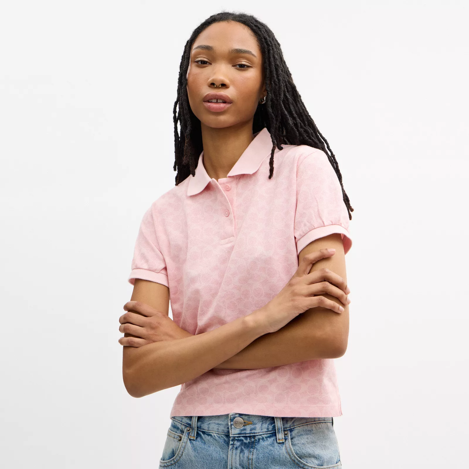 Signature Polo - Pink Signature - view 4