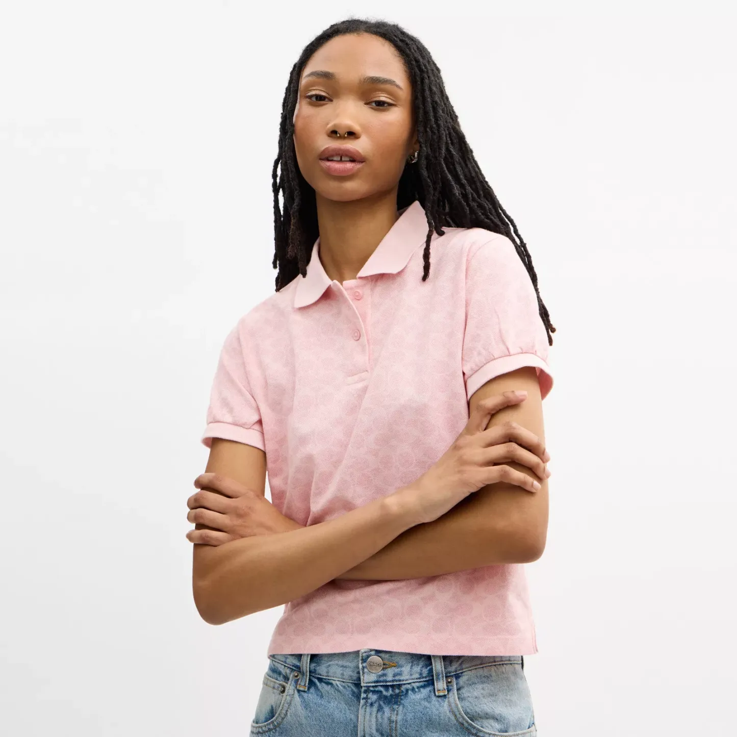 Signature Polo - Pink Signature - view 4