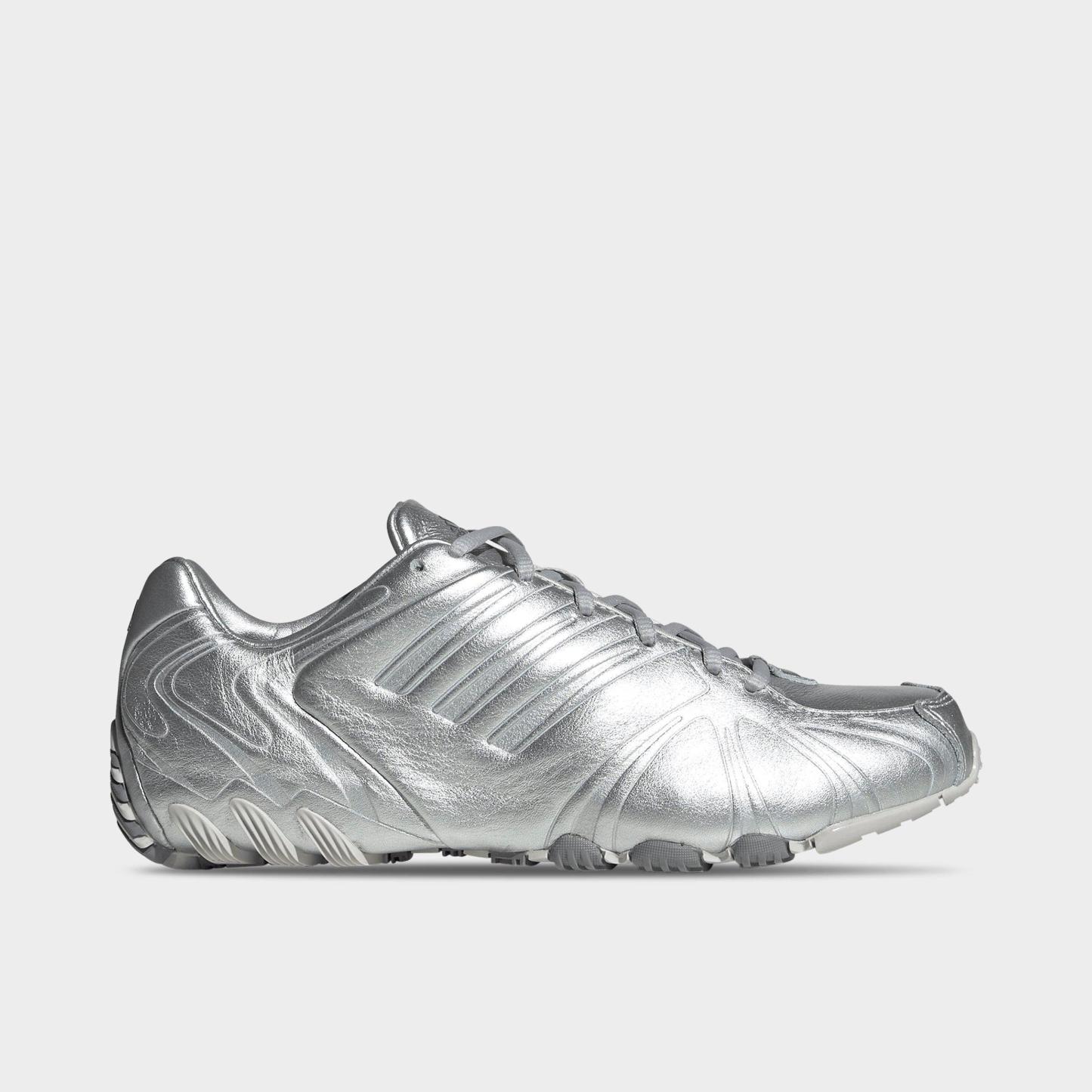 Women's adidas Originals Ghost Sprint Casual Shoes - Part 2 - Silver Metallic/Matte Silver/Grey One - Left shoe facing left. Outside of the shoe.