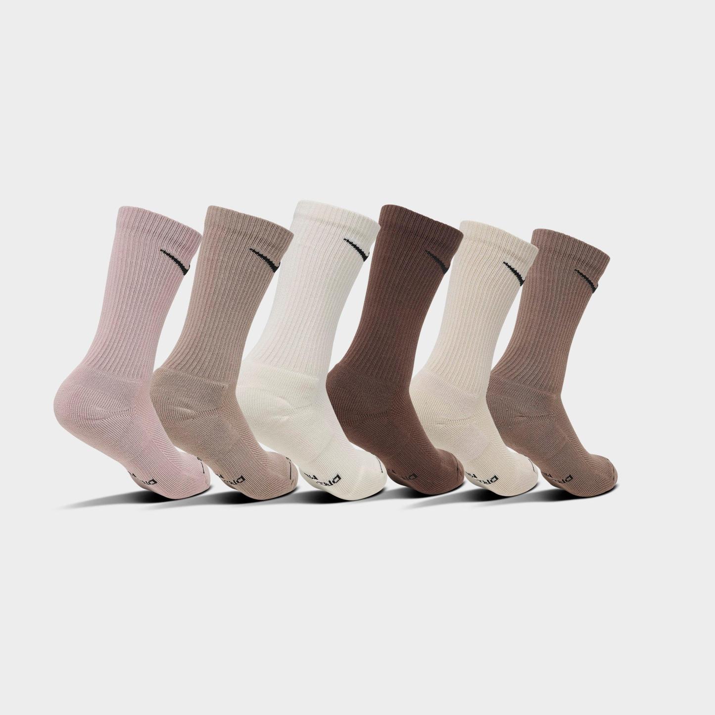 Nithtke Everyday Elevated Crew Socks (6-Pack) - Multicolor (HQ8021-905)