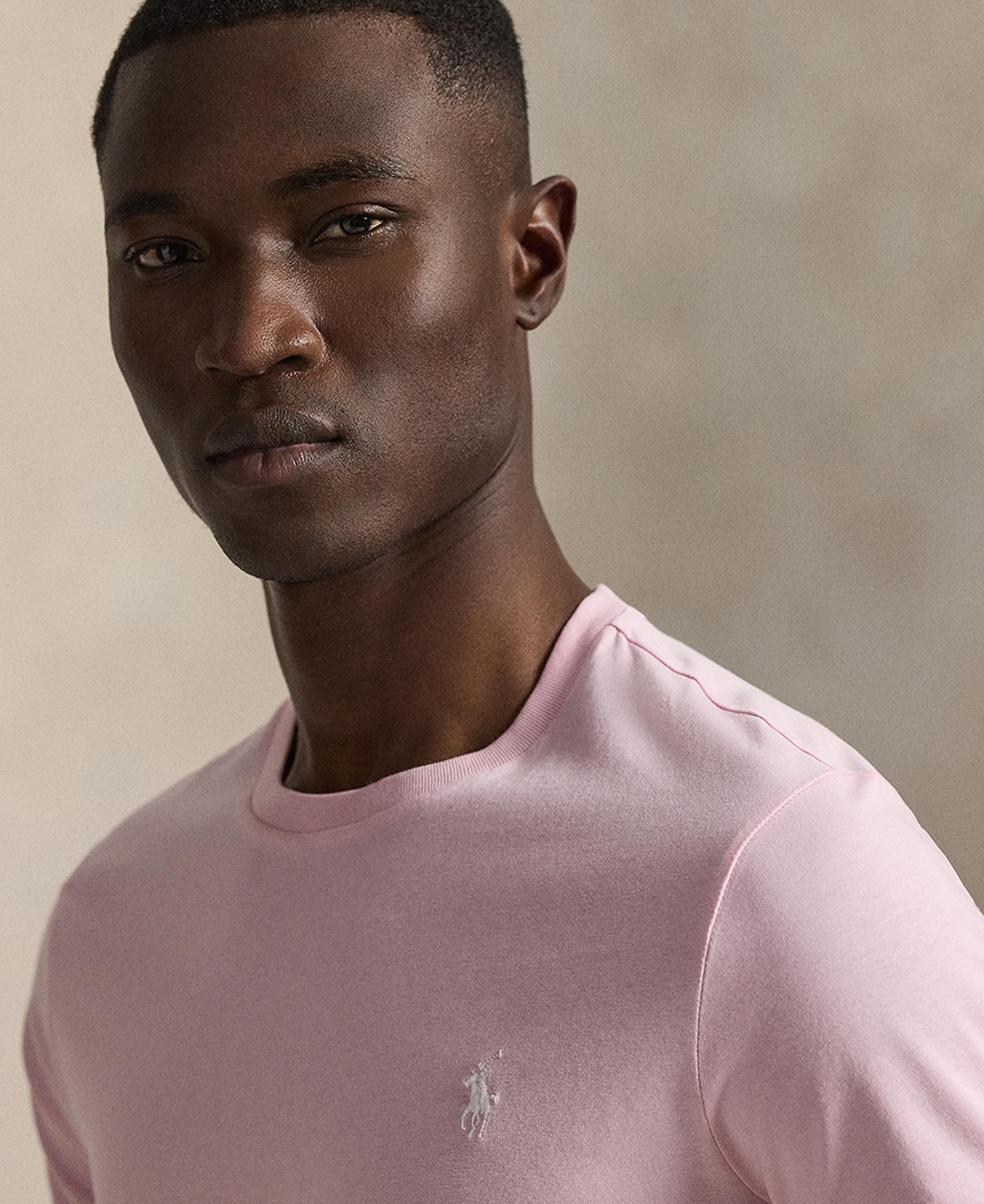 Polo Ralph Lauren Men's Classic-Fit Crew Neck T-Shirt - Garden Pink
